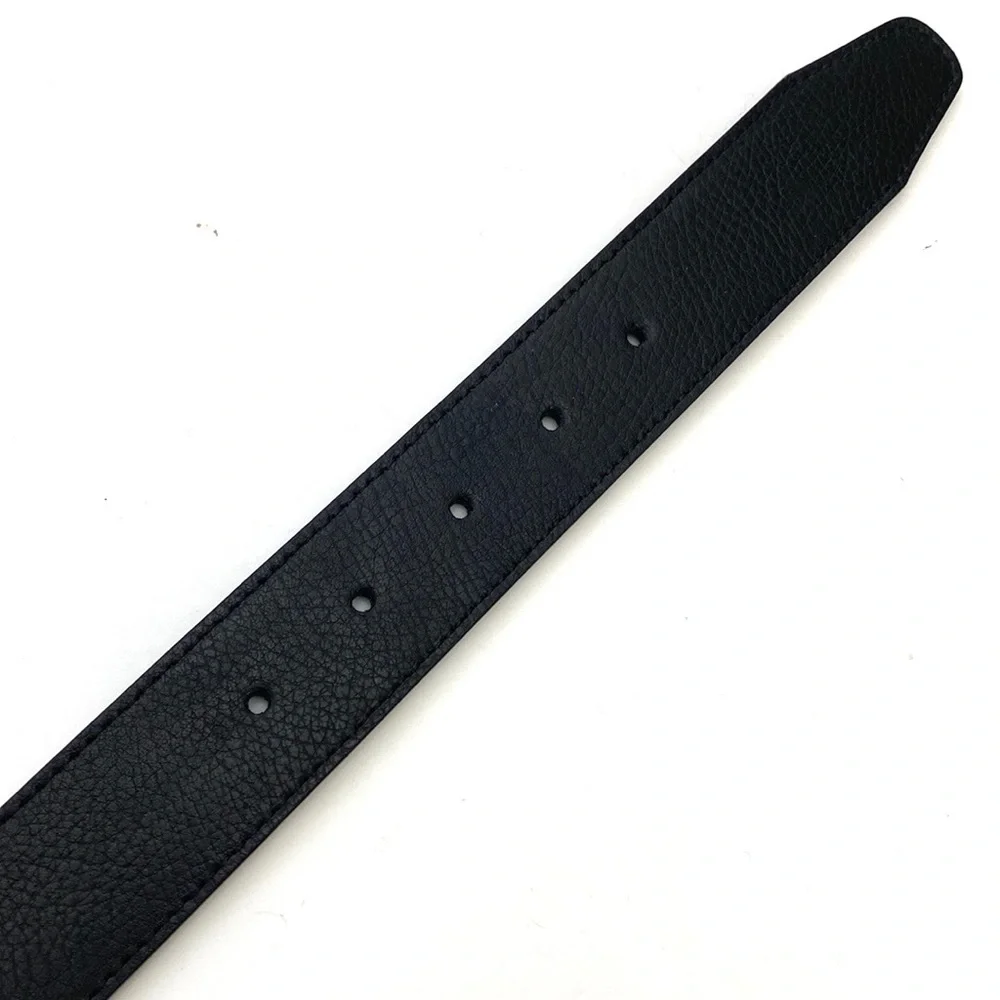 Nike Core Reversible Black/Brown Wax-Coated Leather Golf Belt